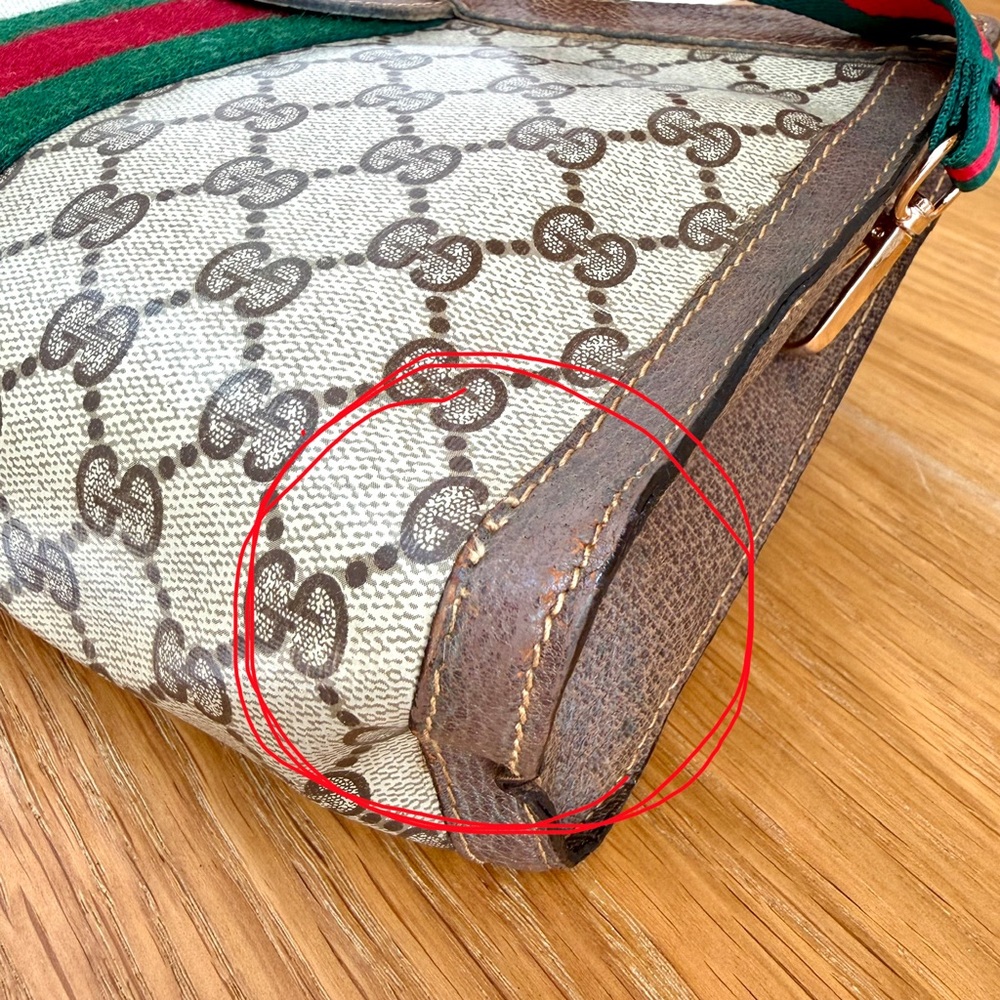 Gucci Authentic Monogram Sherry Line Clutch / Crossbody Bag - Picture 11 of 13
